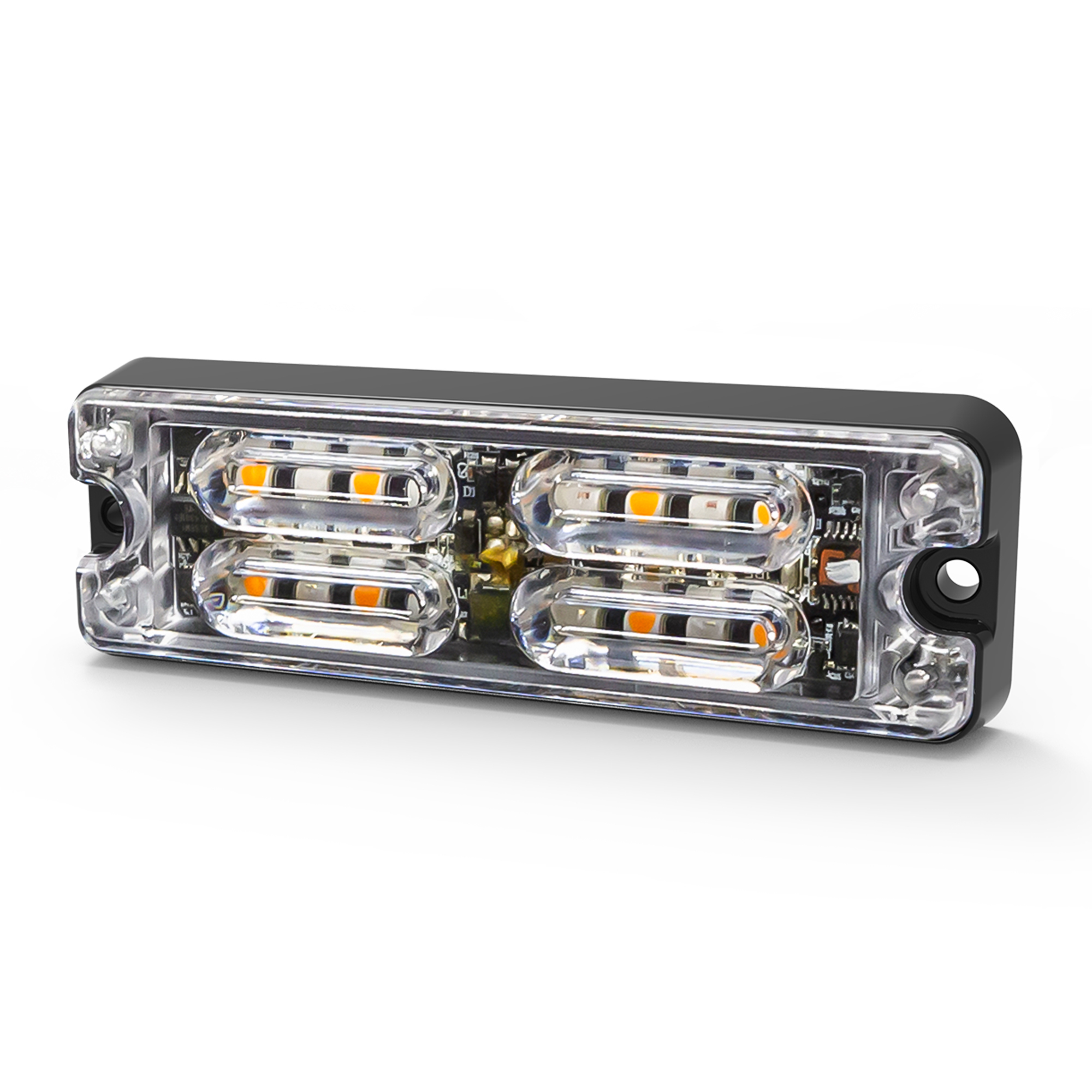 ECCO, Directional Warning Light: dual-color, amber/red, Light Type LED, Lens Color Clear, Included (qty.) 1 Model# ED3511AR